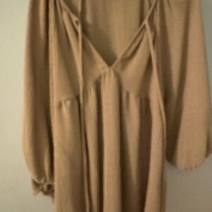 Ces Femme Tan Blouse - Never Worn